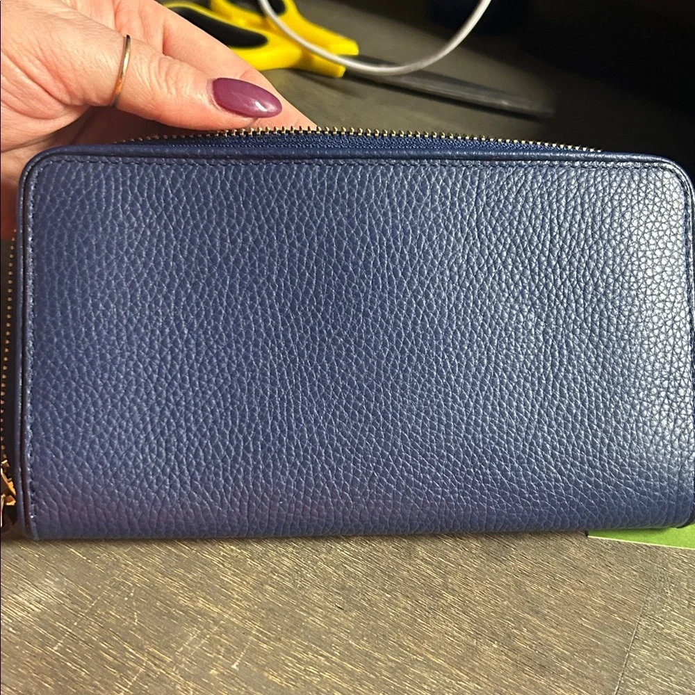Kate Spade Birgitta‎ MulberryStreet in Oceanicblu Leather Wristlet